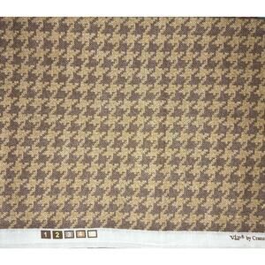 Brown Houndstooth Print - VIP by Cranston Print Works - Over 2/3 Yard - Cotton